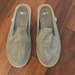 Sanuk Woman Dree Me Cruiser Slip On Shoes Canvas Mules